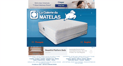 Desktop Screenshot of lagaleriedumatelas.com